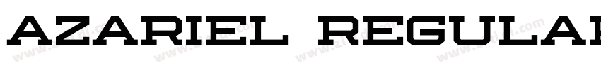 Azariel Regular字体转换